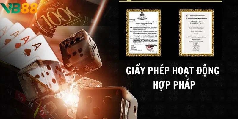 Khái niệm giấy phép hoạt động của VB88